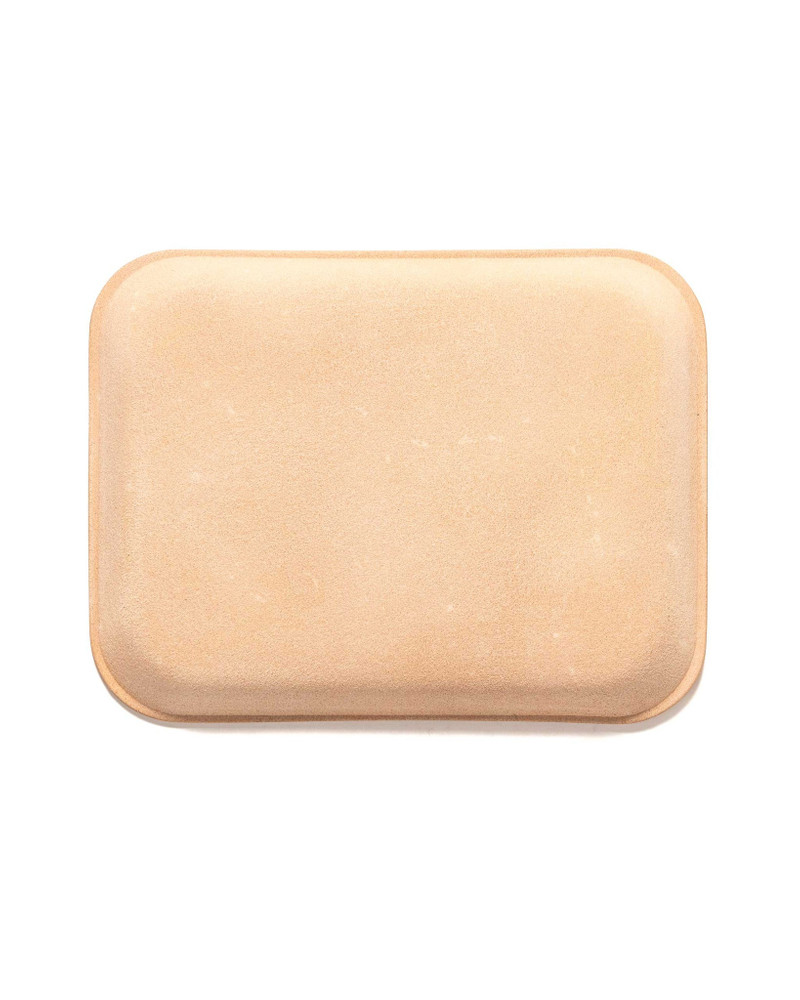 Hender Scheme Leather Tray M Natural outlook