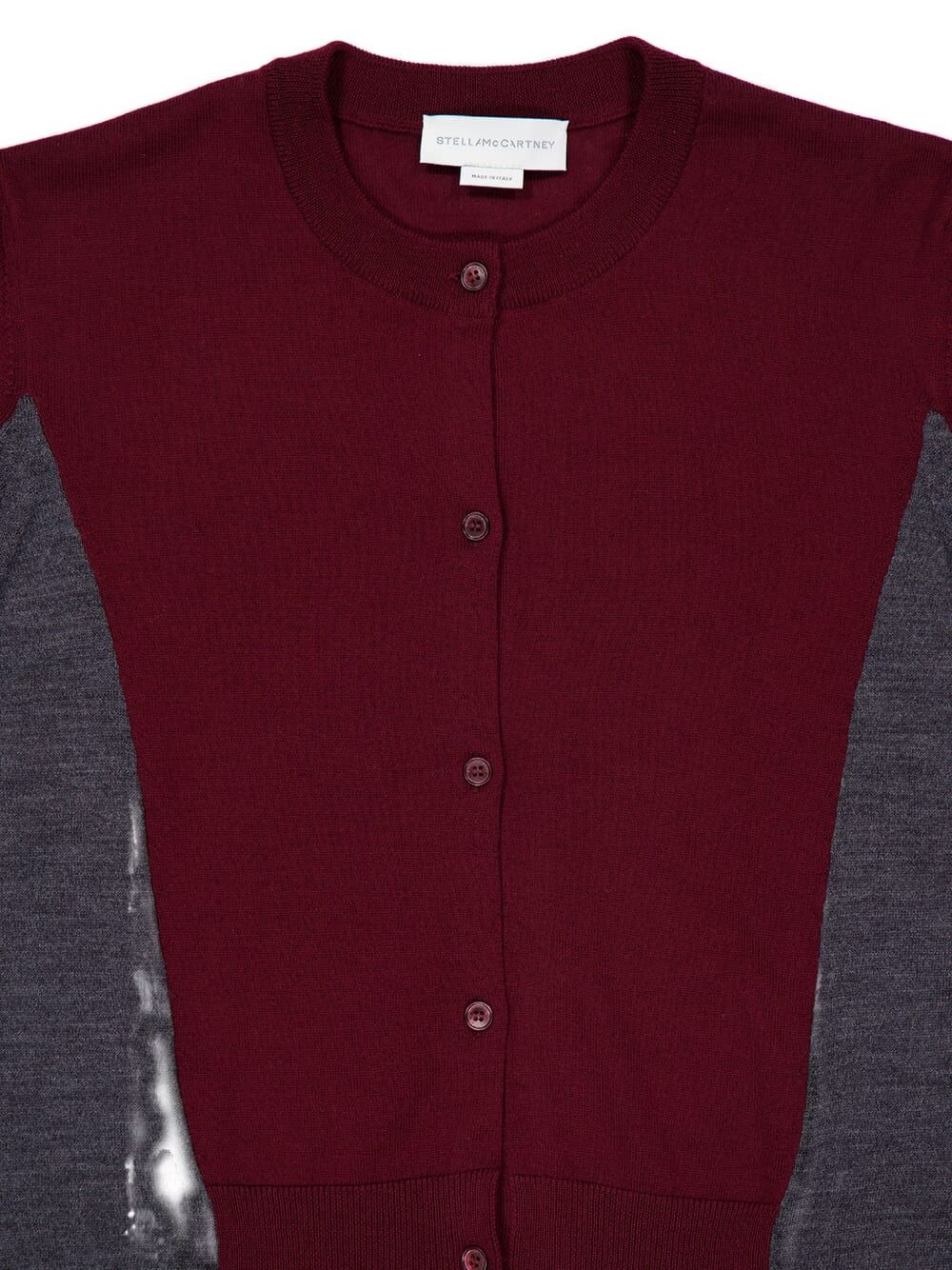 colour-block wool cardigan - 5