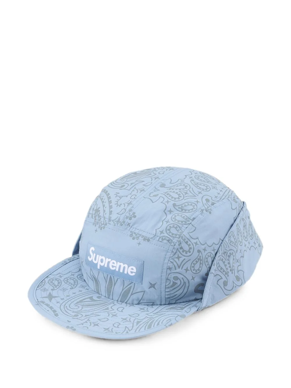 bandana-print cap - 1
