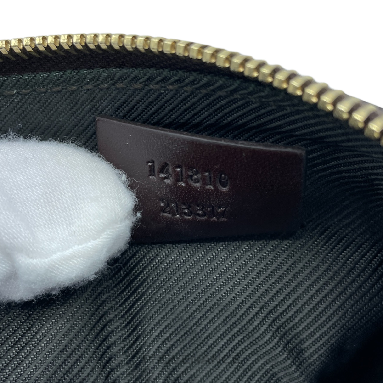 PROVENANCE - Gucci GG Zip Pouch - Chocolate Guccissima Leather - 10