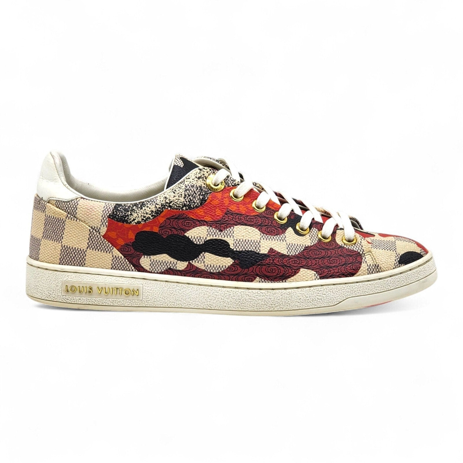 Louis Vuitton Overcloud Lace Up Sneakers Damier Azur Canvas EU 39 US 8.5 - 3