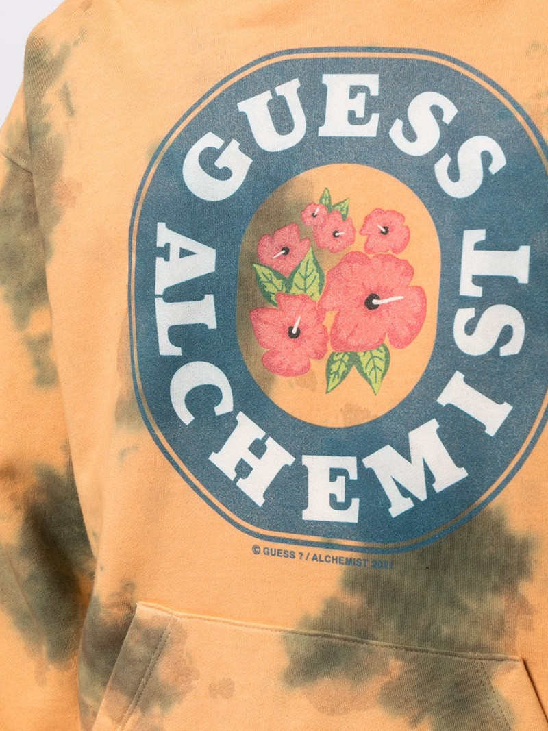 tie-dye cotton hoodie 5
