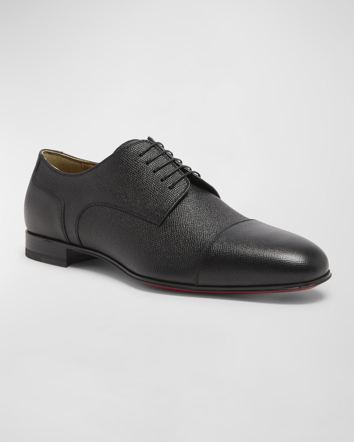 Men's Surcity Grained Leather Derby Shoes - 2