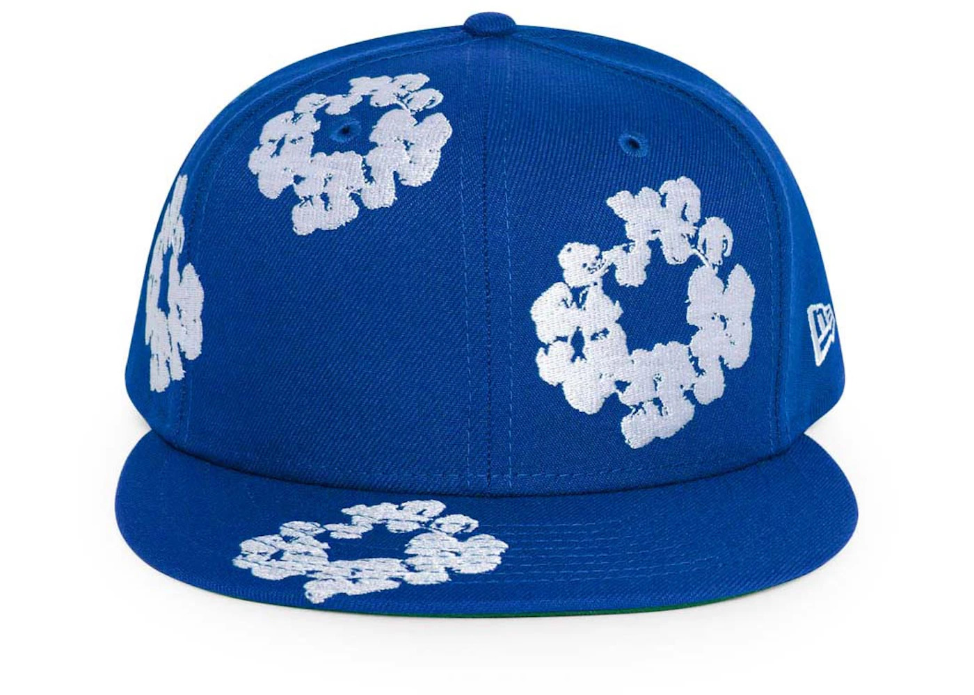 Denim Tears New Era Cotton Wreath 59/50 Cap Royal Blue - 1