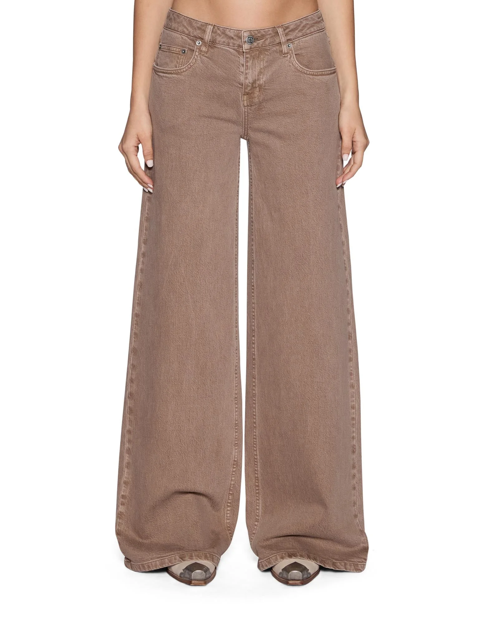 DROPOUT JEAN STONE TAN - 1