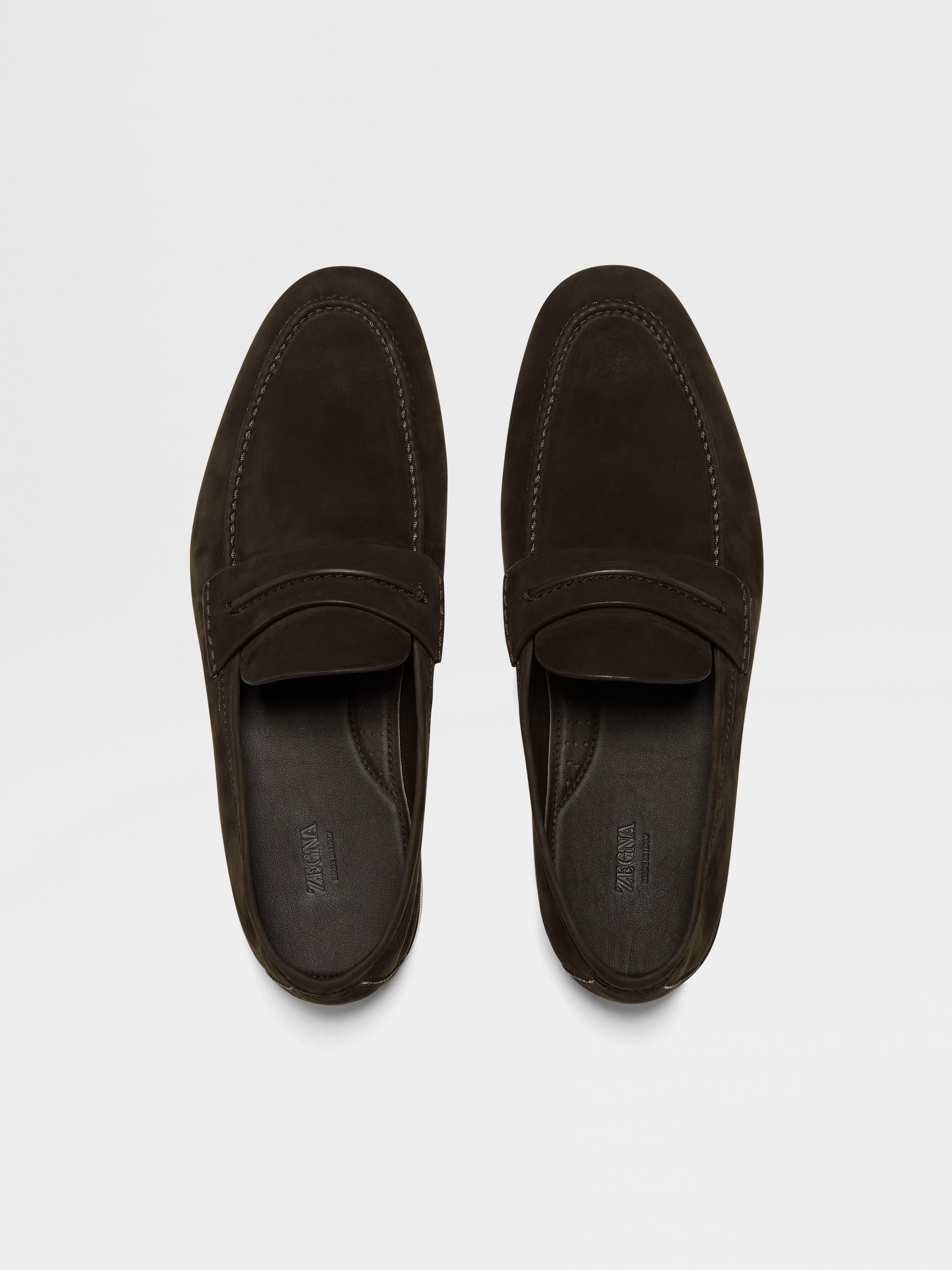 DARK BROWN SECONDSKIN MOCASSIN LOAFER - 5