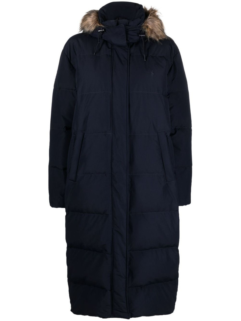 concealed-fastening hooded parka 1
