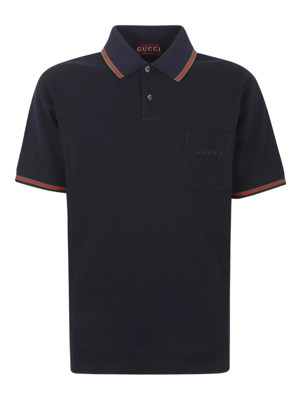 chest-pocket polo shirt - 1