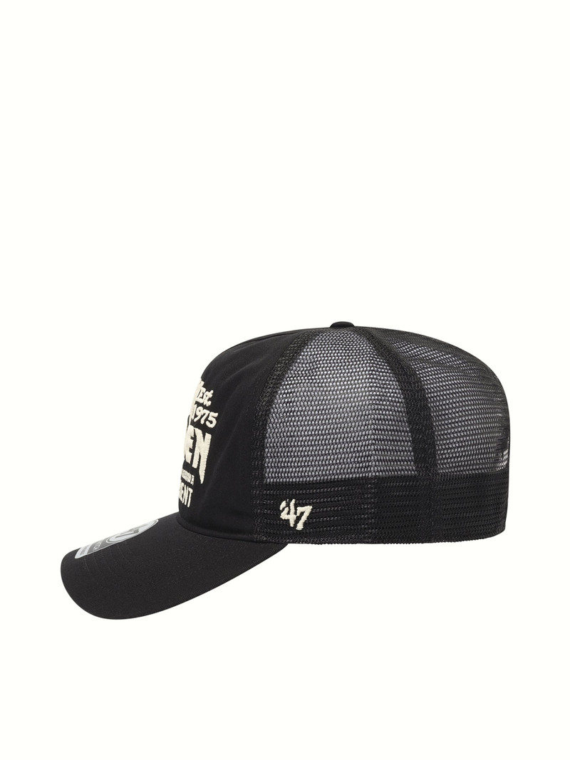 REPRESENT Iron Maiden Anniversary Trucker Cap in Washed Black outlook