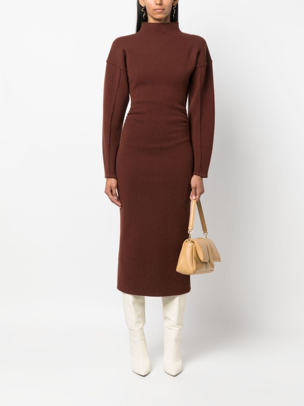 JadÃ© exposed-seam midi dress - 2