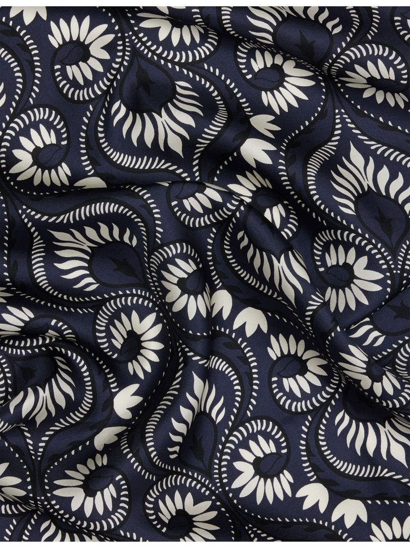 WEEKEND Max Mara Square Graphic-Pattern Silk Scarf outlook