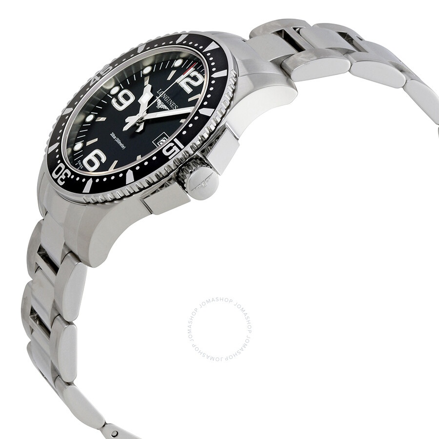 Longines HydroConquest Black Dial Men's 39mm Watch L3.730.4.56.6 - 2