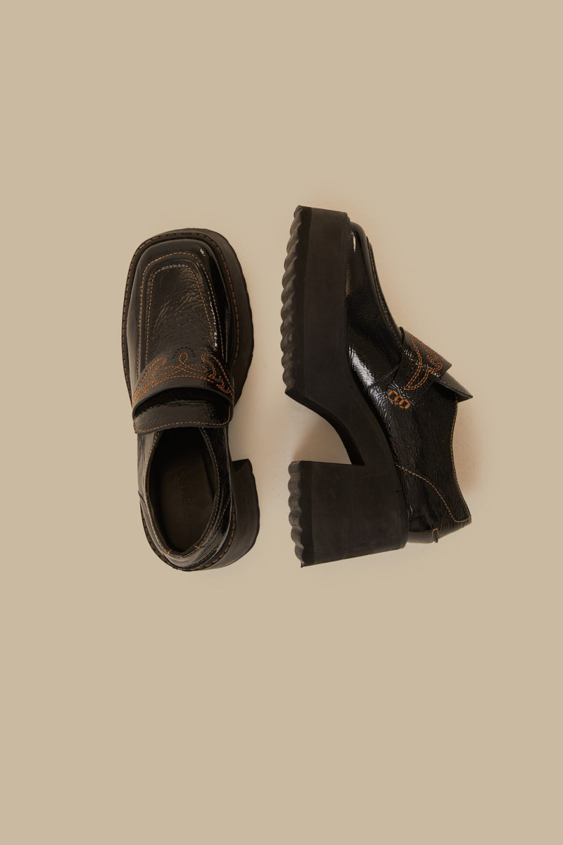 Black Platform Loafer 4