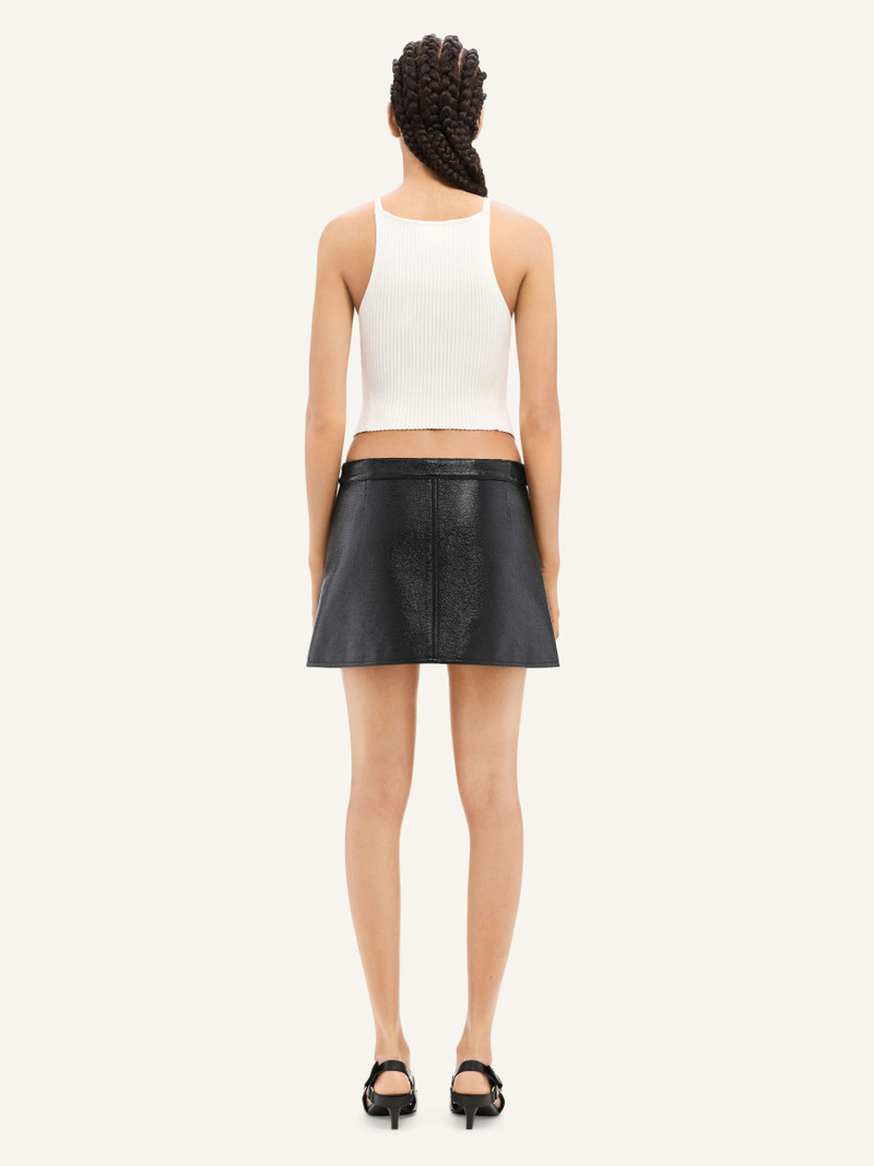2-POCKET VINYL MINI SKIRT 4