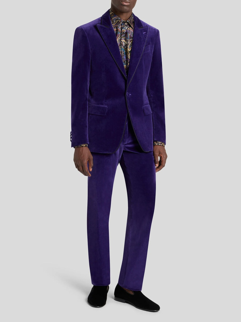 Etro SINGLE-BREASTED BLAZER WITH CONTRASTING LINING outlook