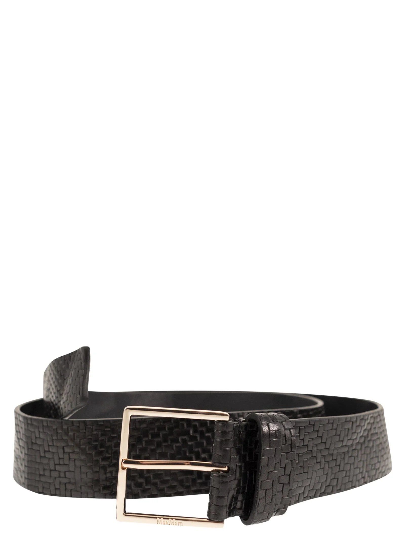 Max Mara Women Mxatrine - Braided Leather Belt - 1