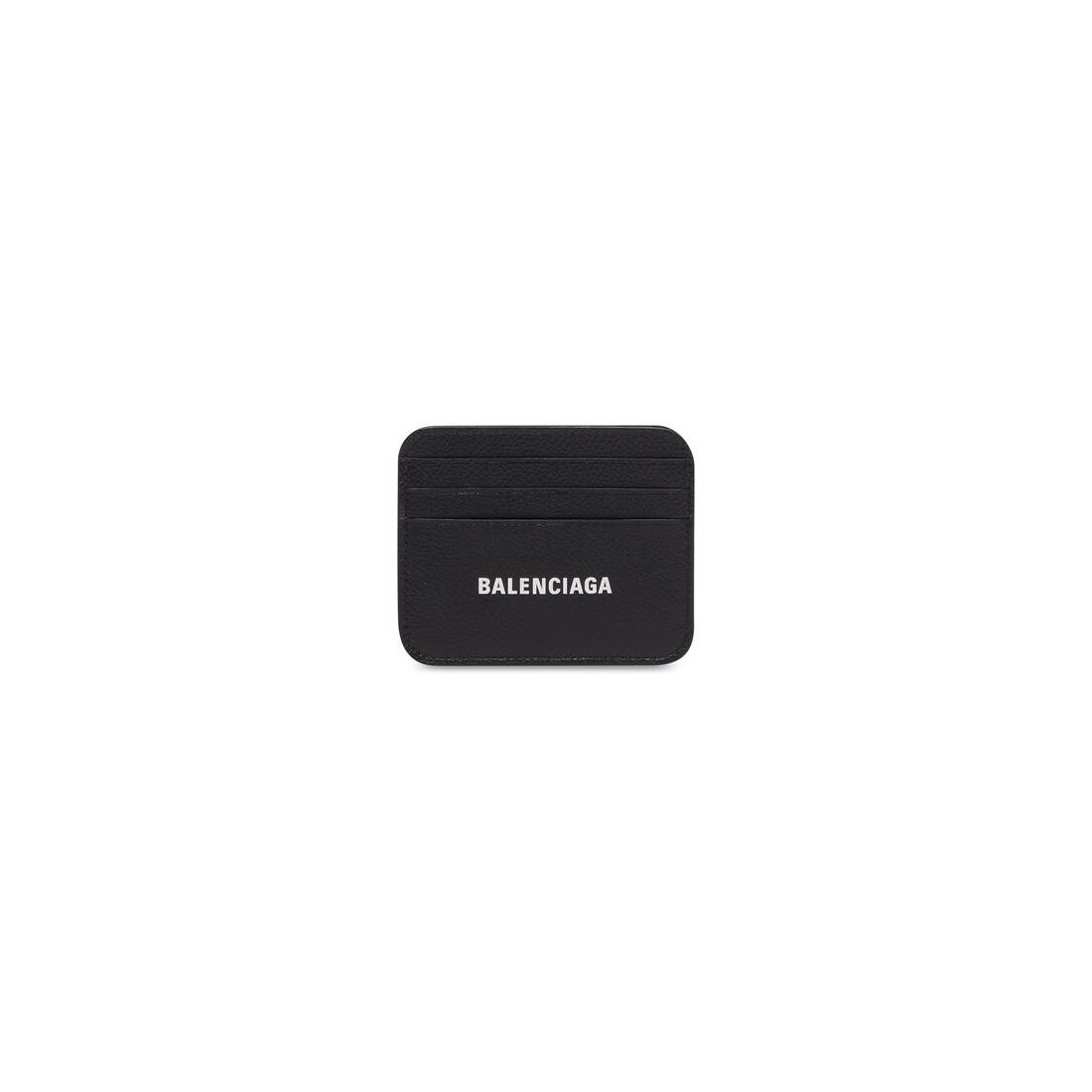 Men's Cash Card Holder With Split in Black - 1