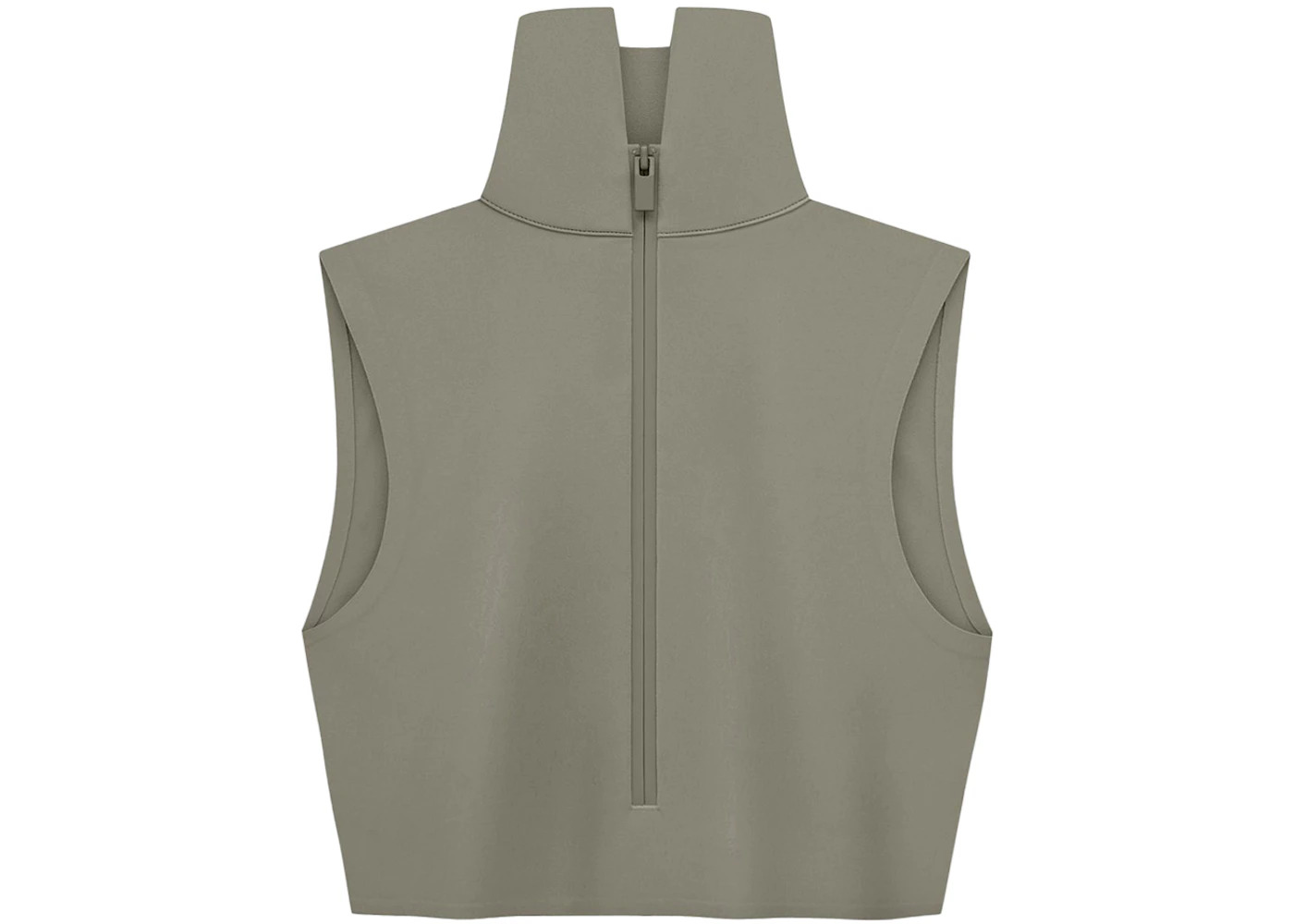 Fear of God Athletics Women's High Neck Crop Top Clay - 2