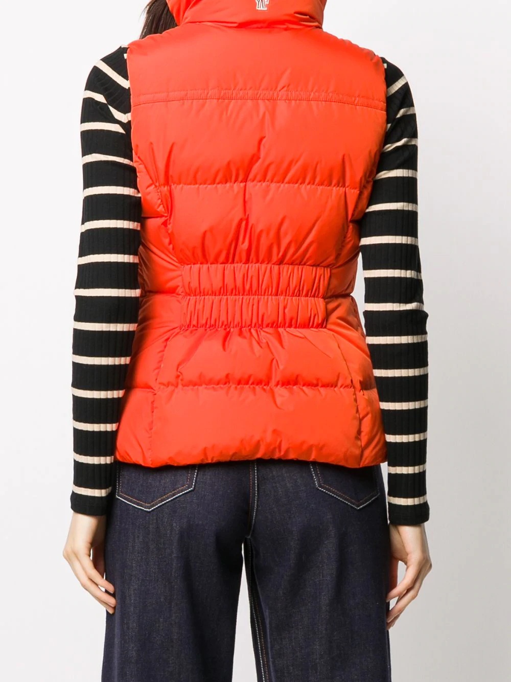 funnel neck padded gilet - 4