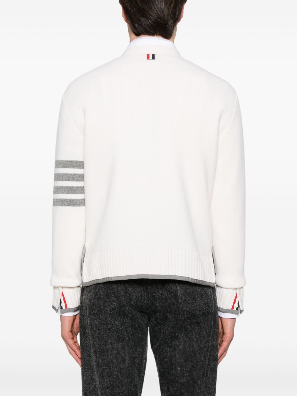 4 Bar Stripe cardigan - 4