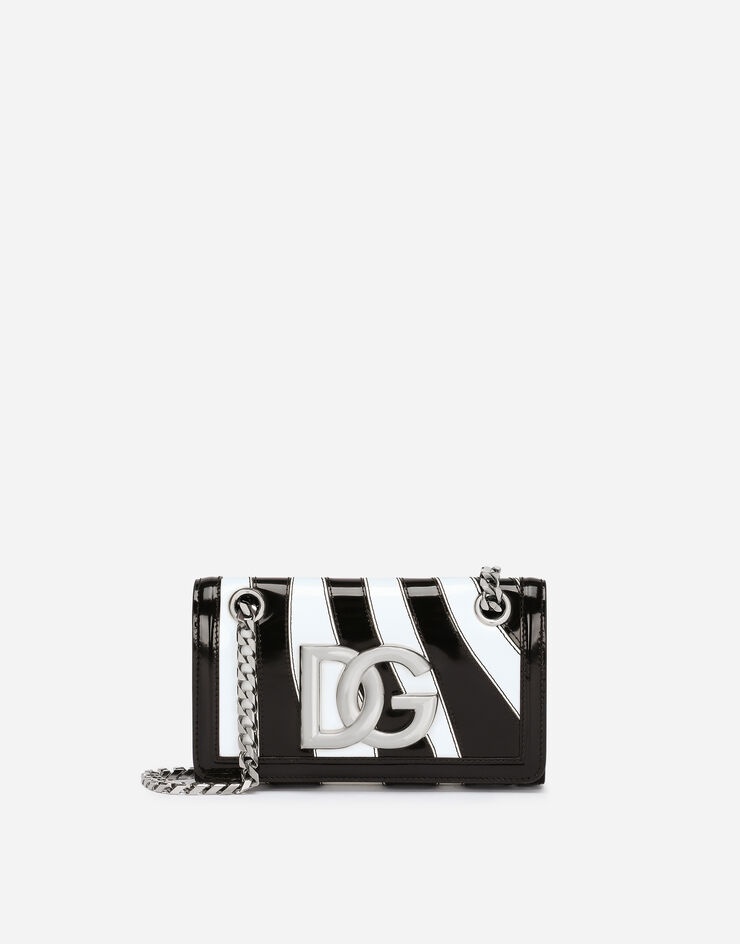 3.5 cell phone bag in zebra patchwork - 1