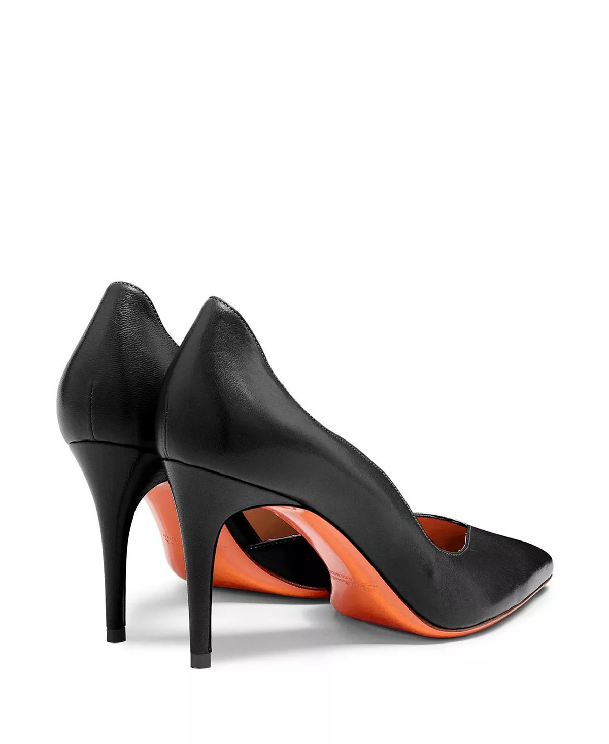 Women's Leather High-Heel Pump - 4