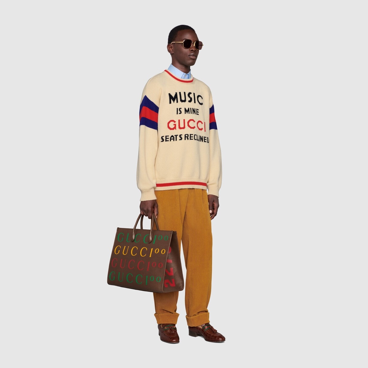 Gucci 100 large tote bag - 9