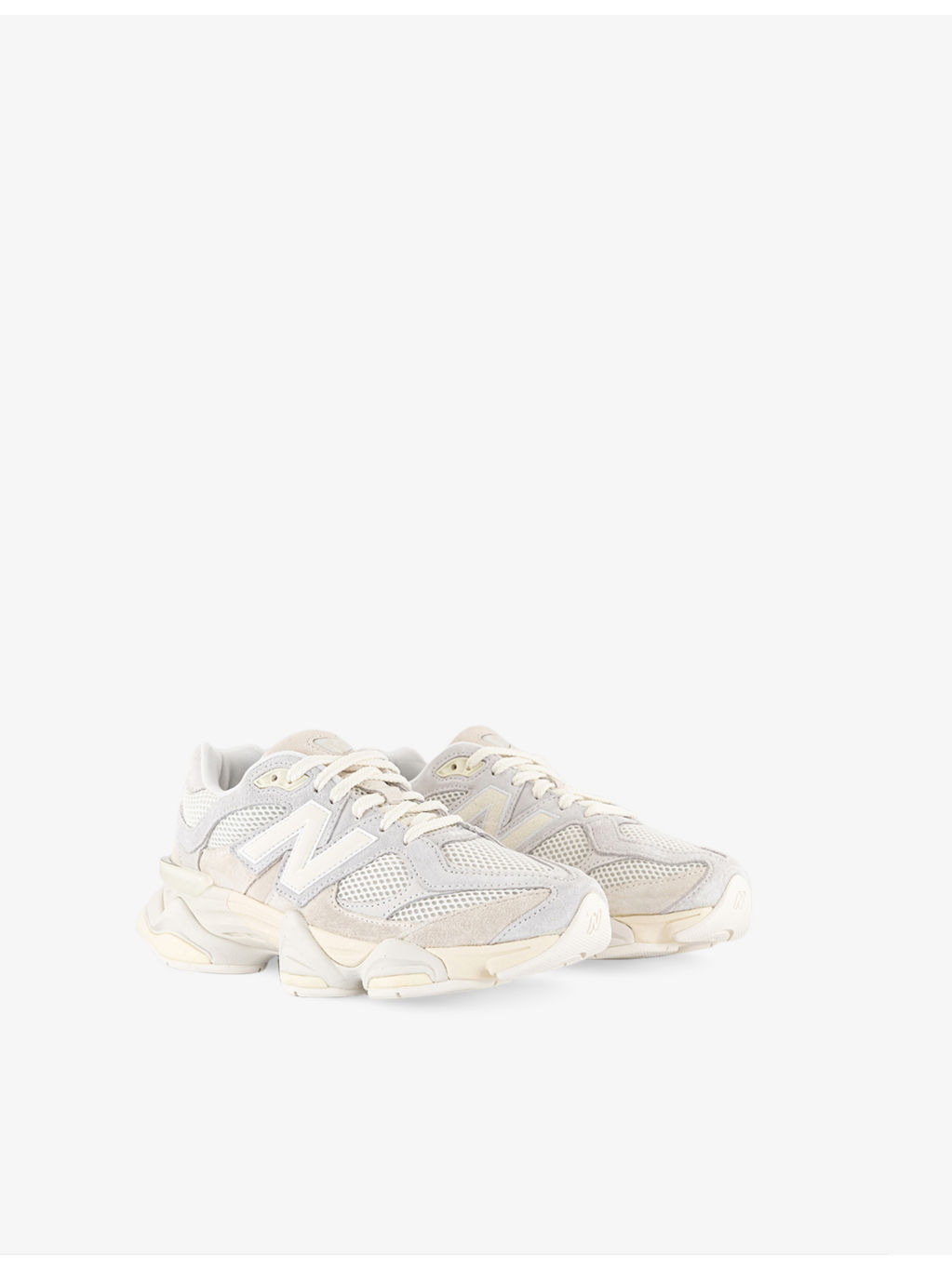 9060 Suede and Mesh Low-Top Trainers - 2