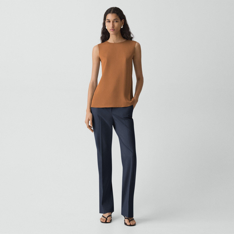 Theory Shell Top in Silk Georgette outlook