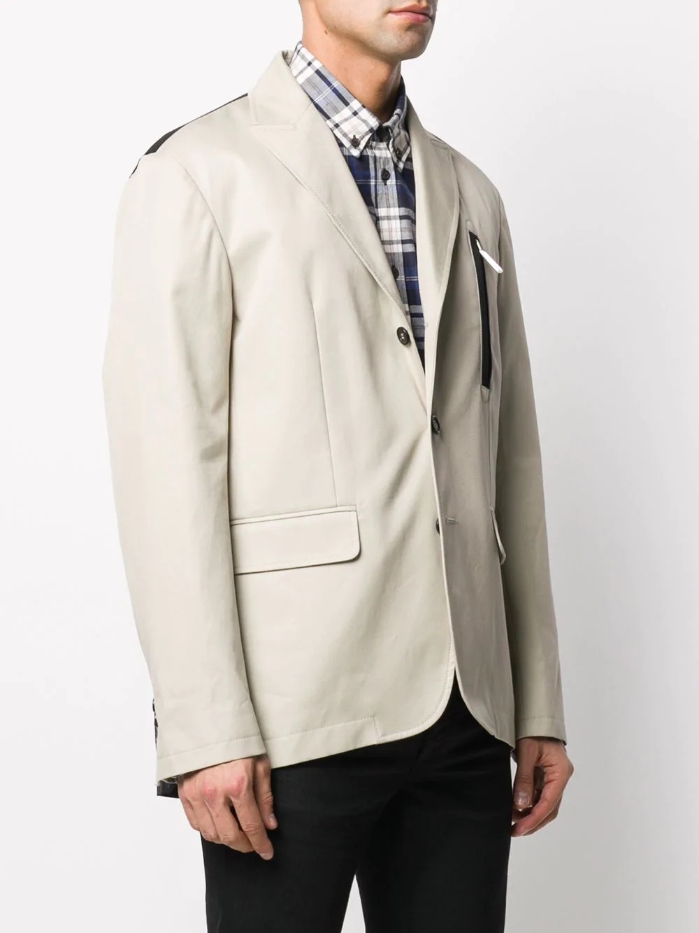 deconstructed blazer jacket - 3