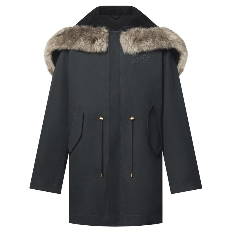 Winter Parka With Shearling Hood 1