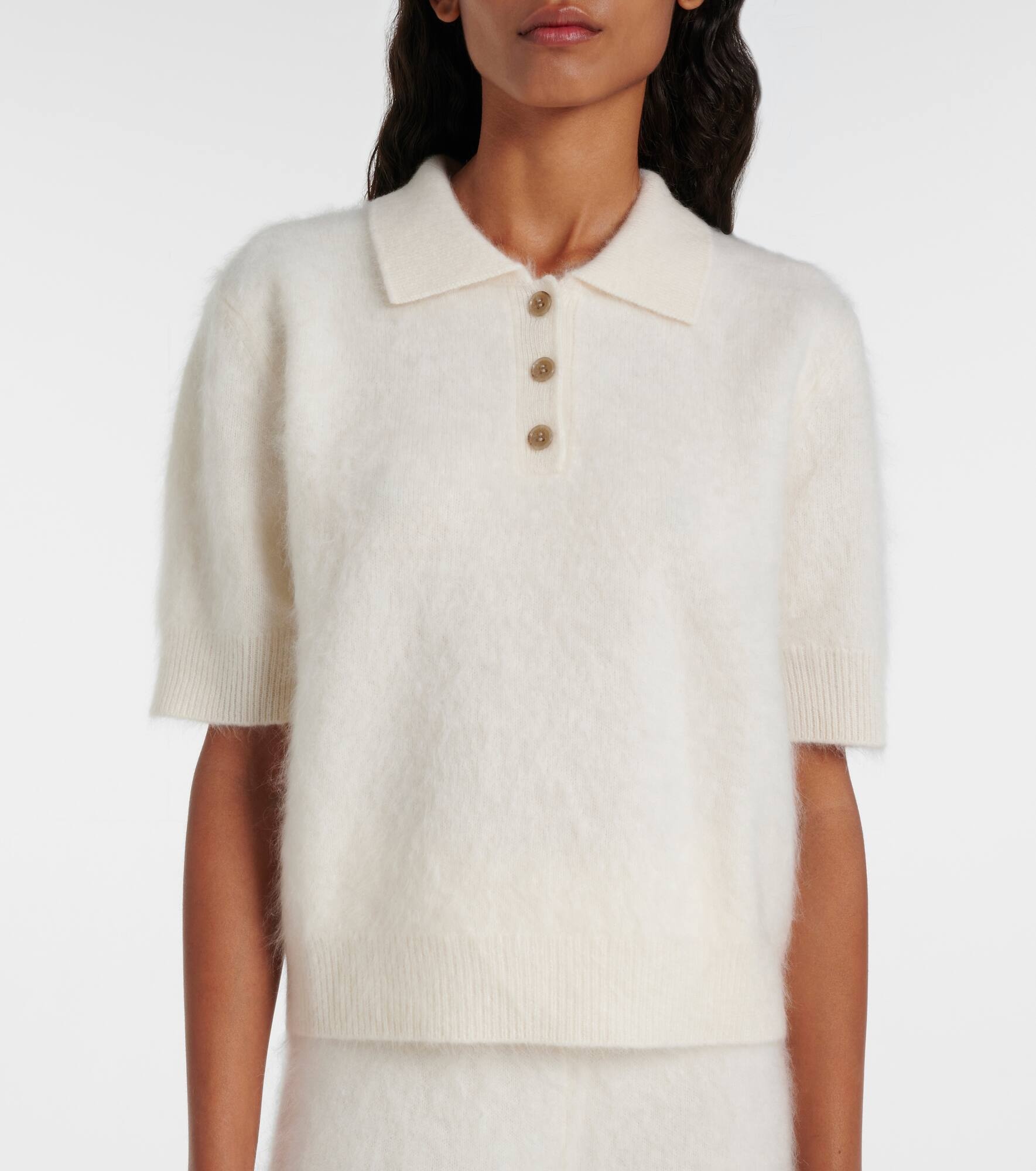 Carolyn knitted cashmere top - 5
