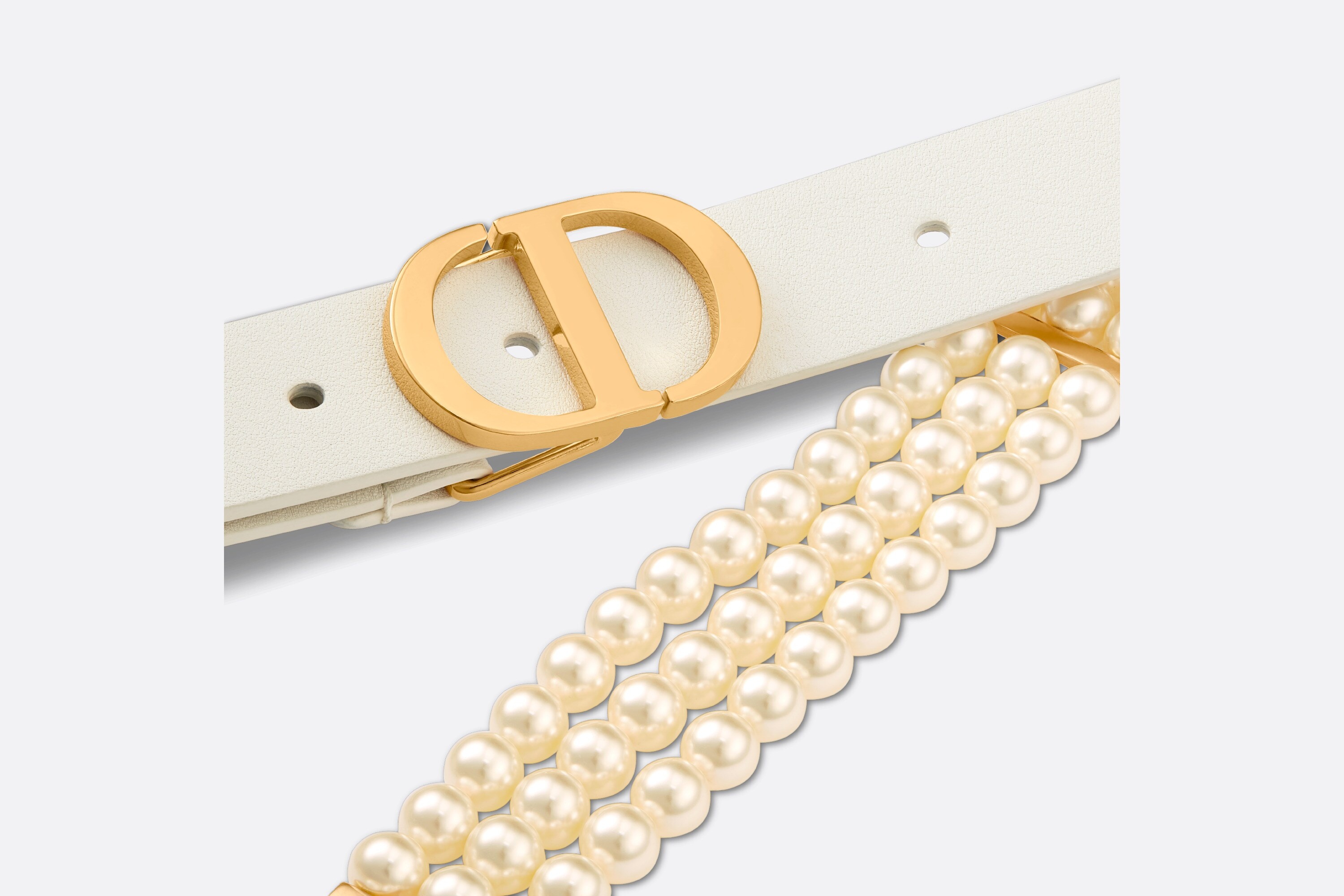 Dior Caro Pearls Belt - 3