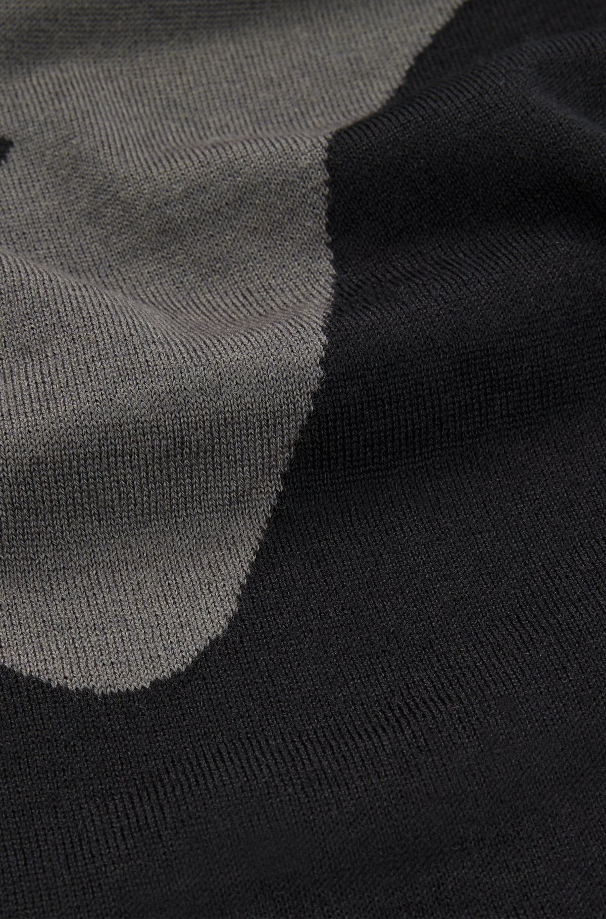LOGO-JACQUARD SCARF BLENDED WITH WOOL - 4