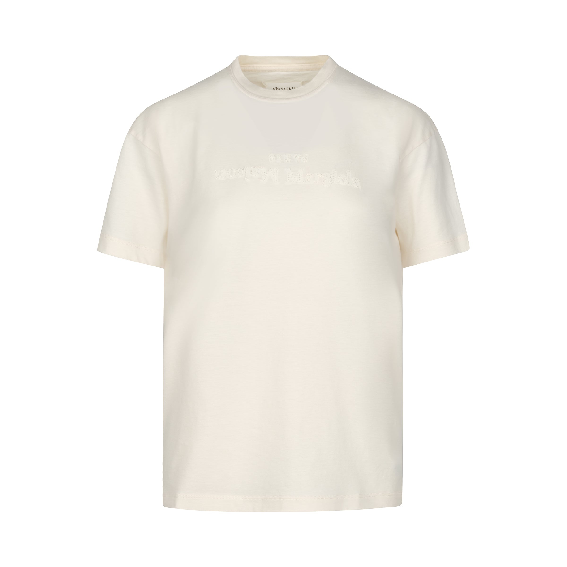 Reverse Logo T-Shirt in Ivory - 1