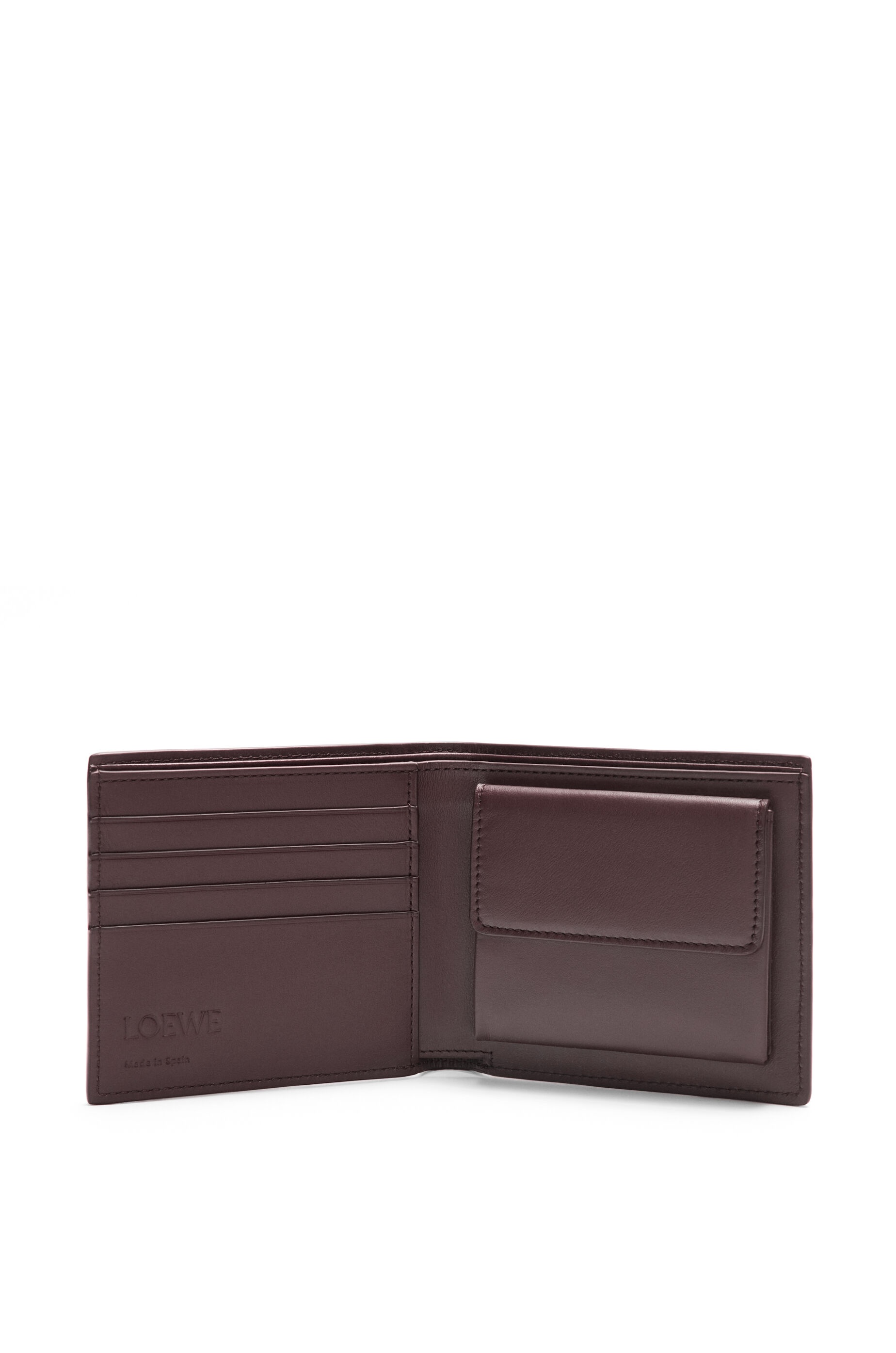Bifold coin wallet in deerskin - 2
