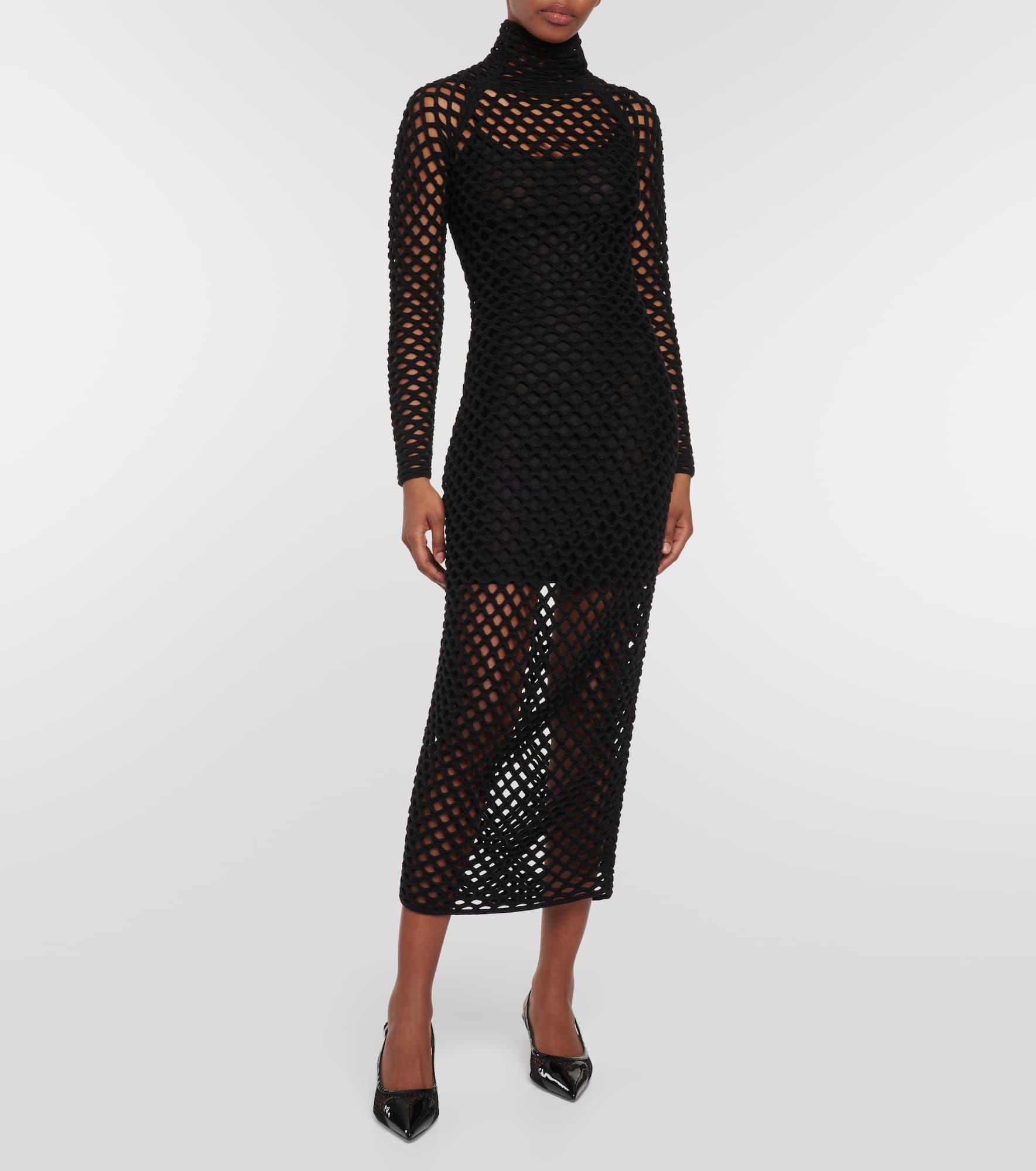 Sheer net gown - 2