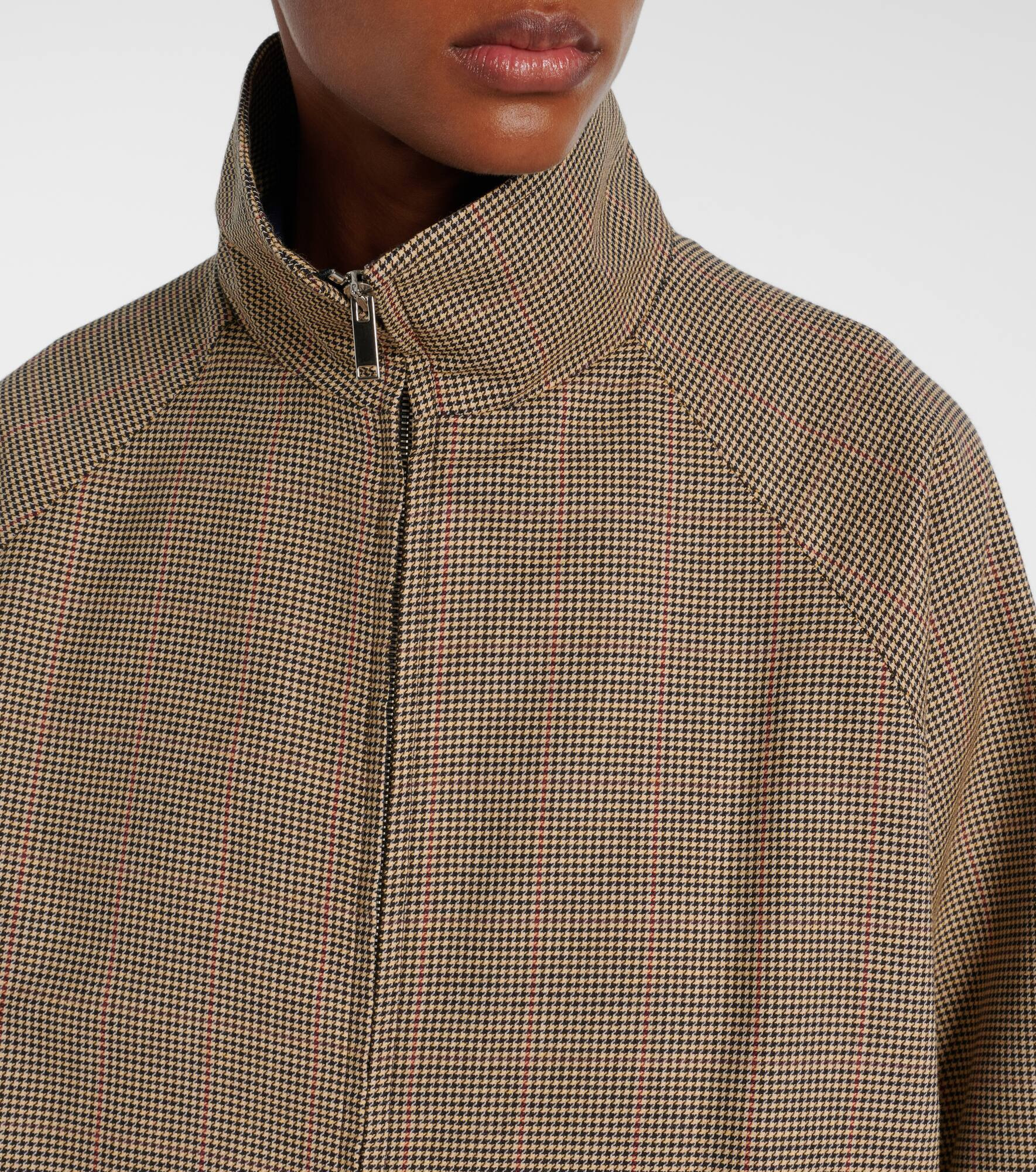 Baxter houndstooth blouson jacket - 4