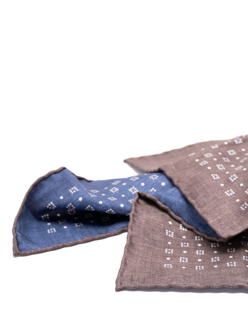 Brunello Cucinelli printed silk scarf outlook