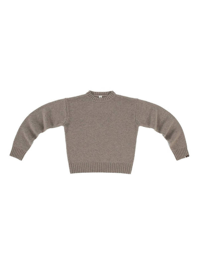 ribbed trim sweater 1