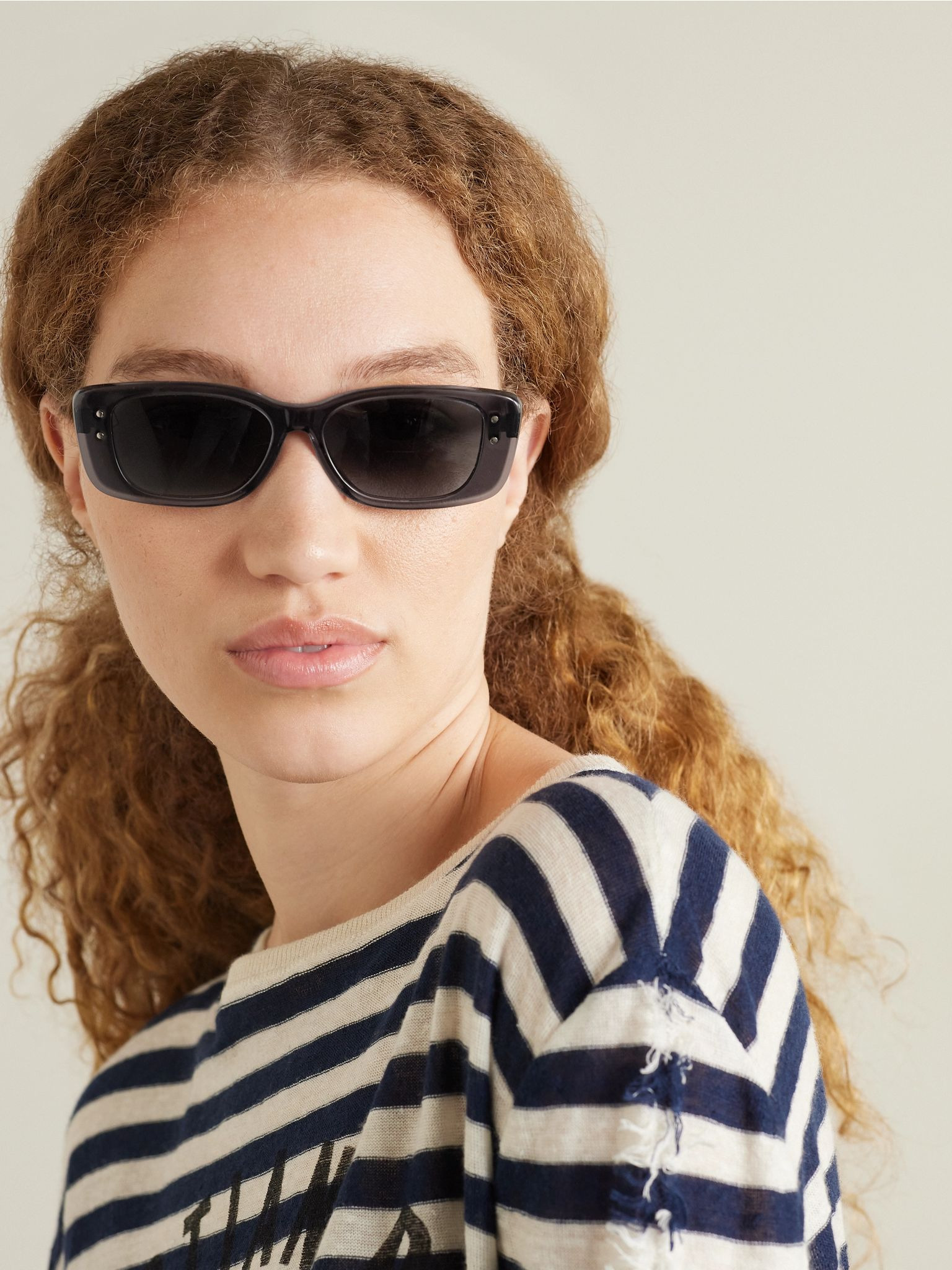 DiorHighlight S21 rectangular-frame acetate sunglasses Gray - 2