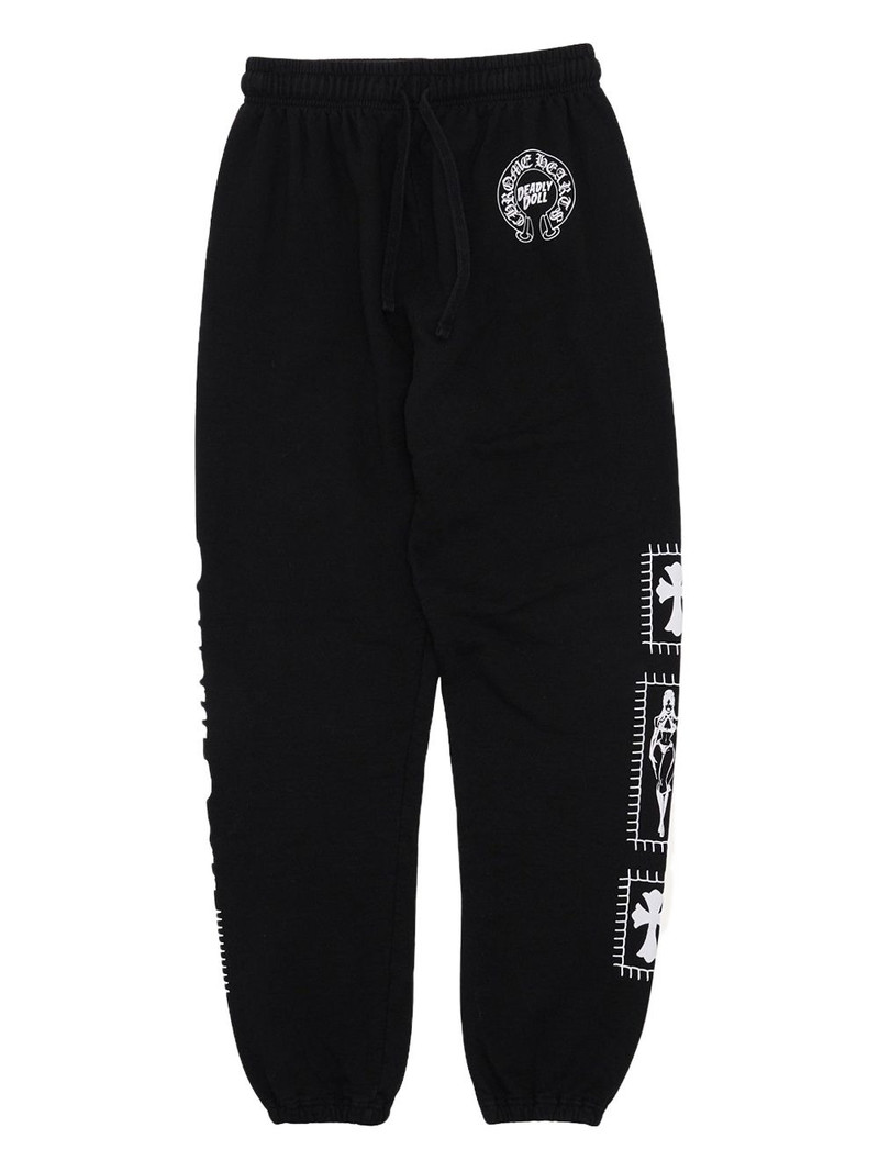 printed track pants 1