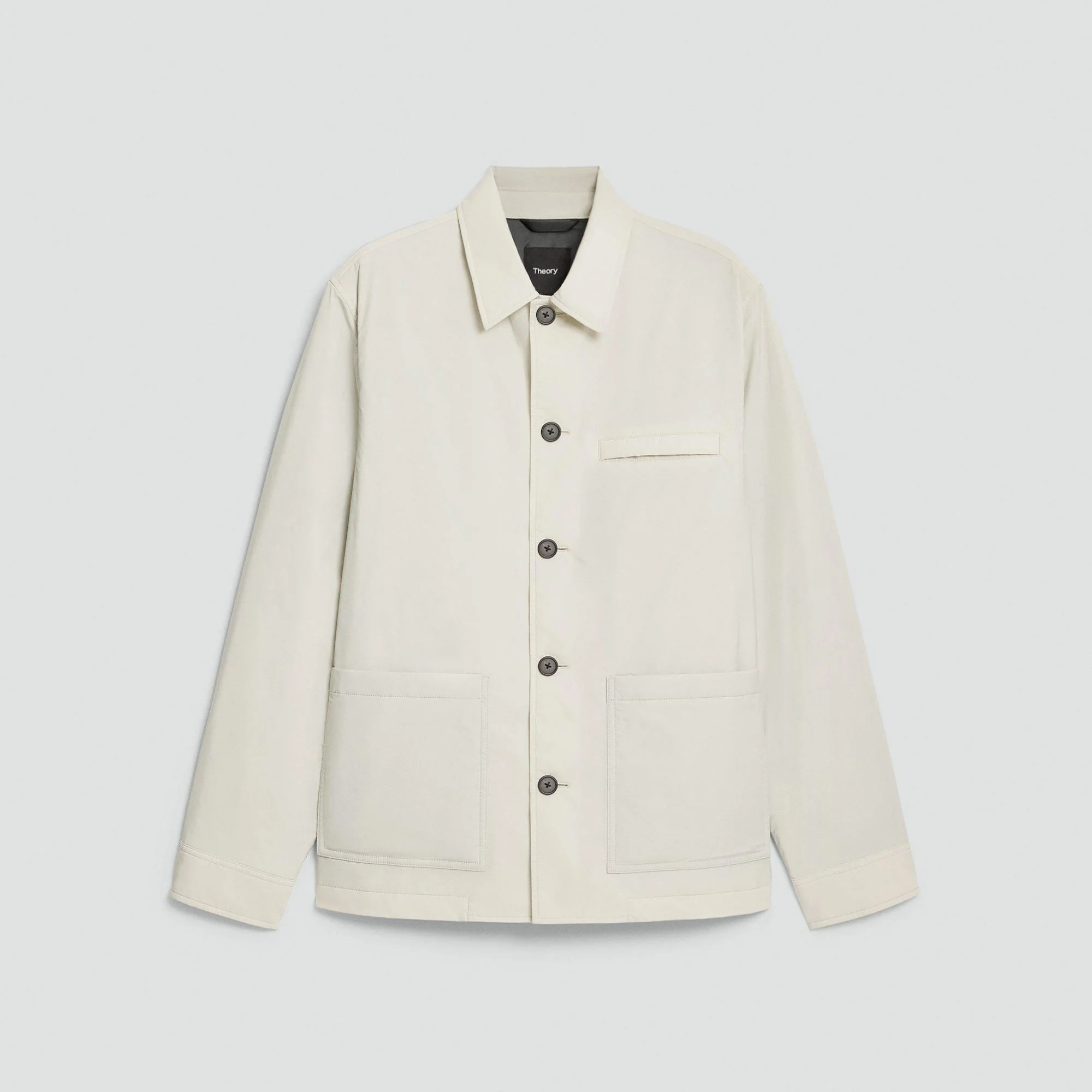 Button-Up Jacket in Motion Nylon - 1
