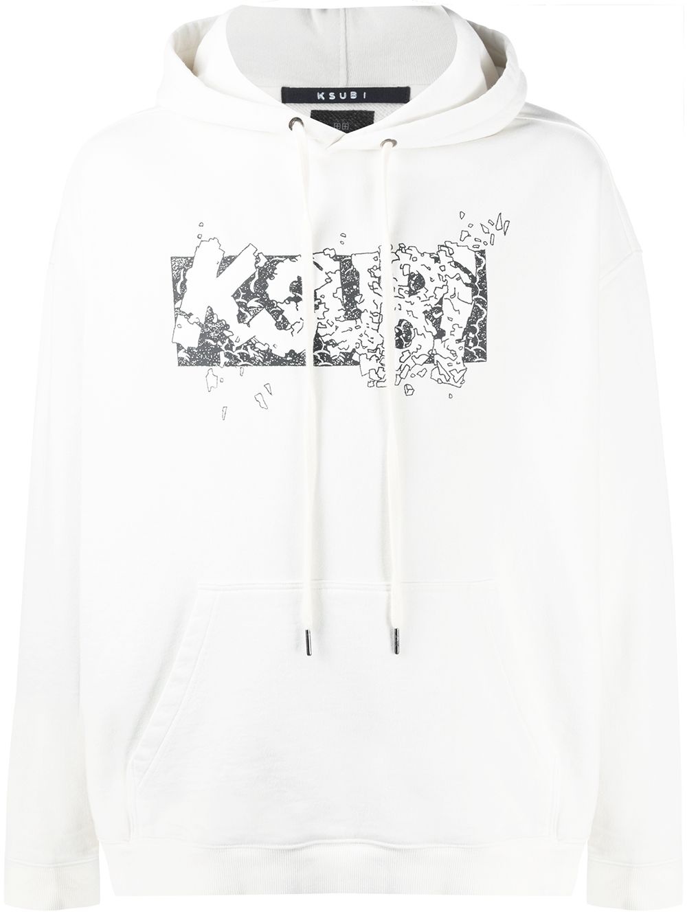 comic strip logo hoodie - 1