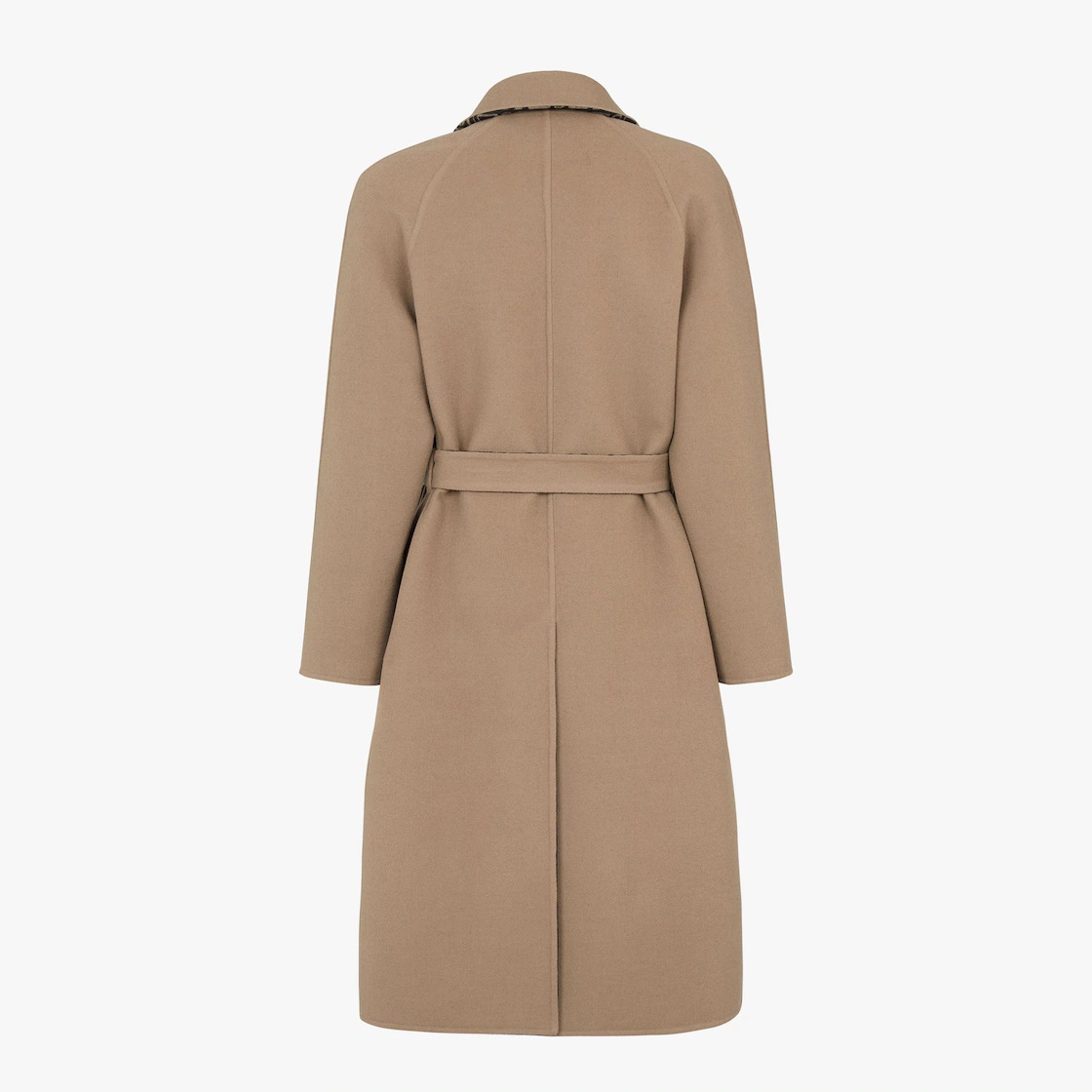 Beige wool trench coat - 2
