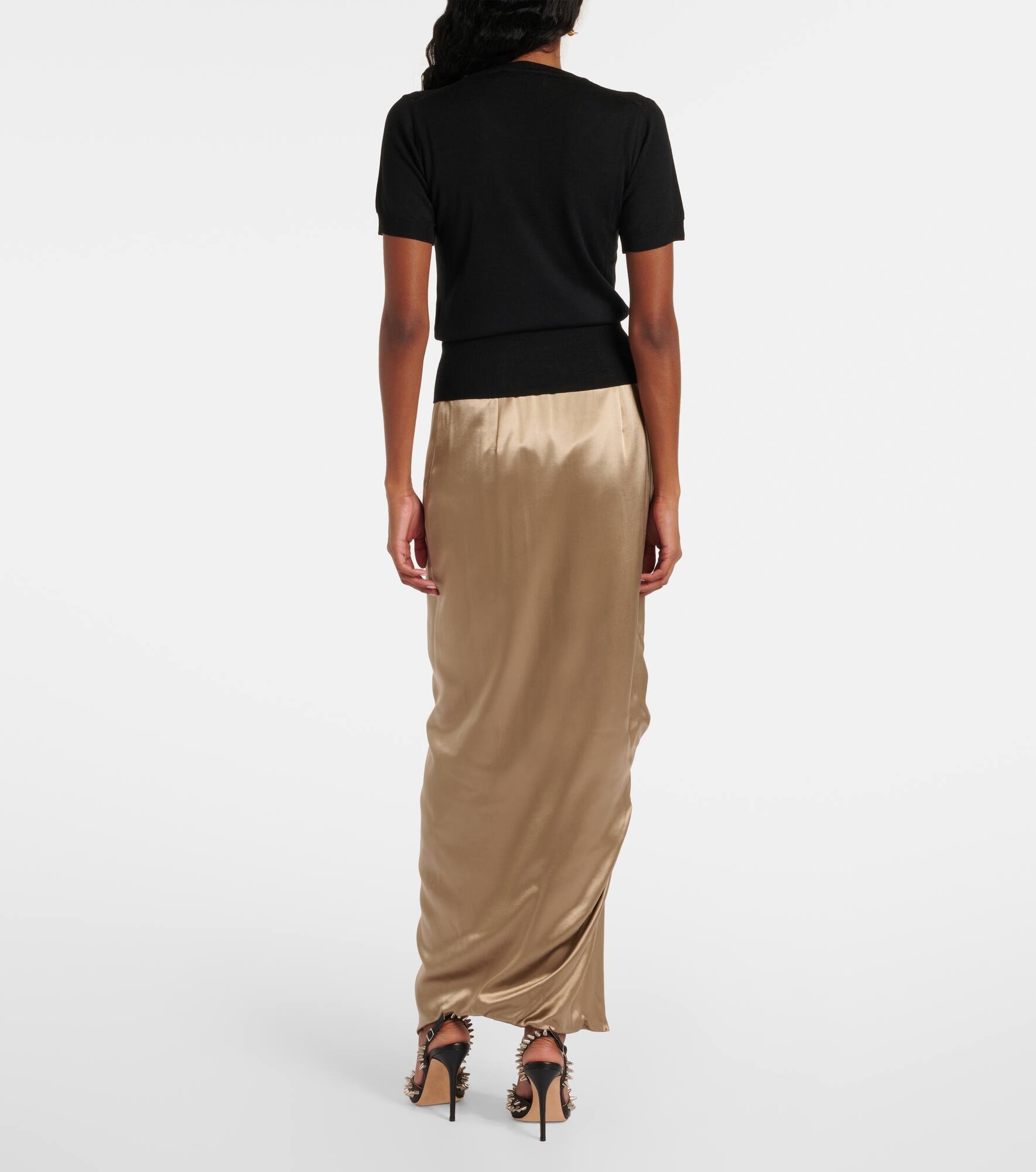 Bea wool and silk top - 3