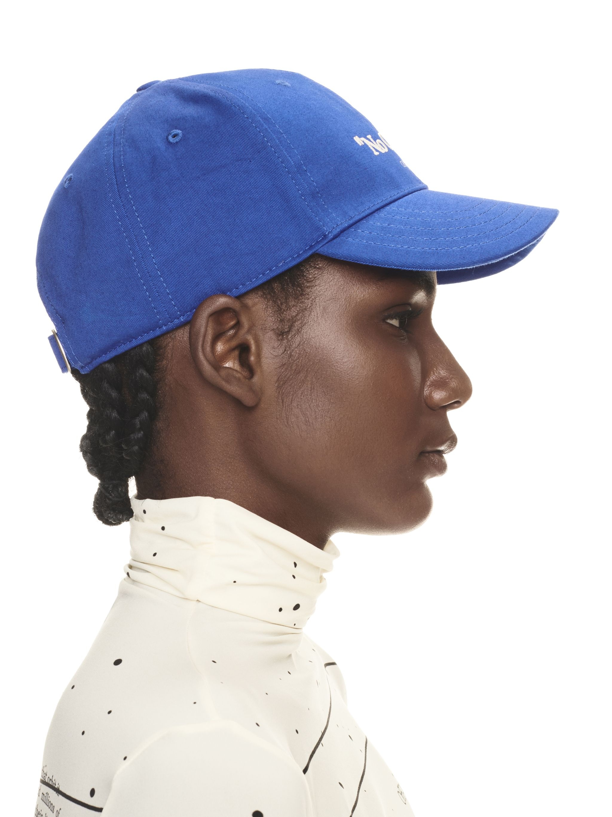 Drill No Offence Baseball Cap Blue White - 5
