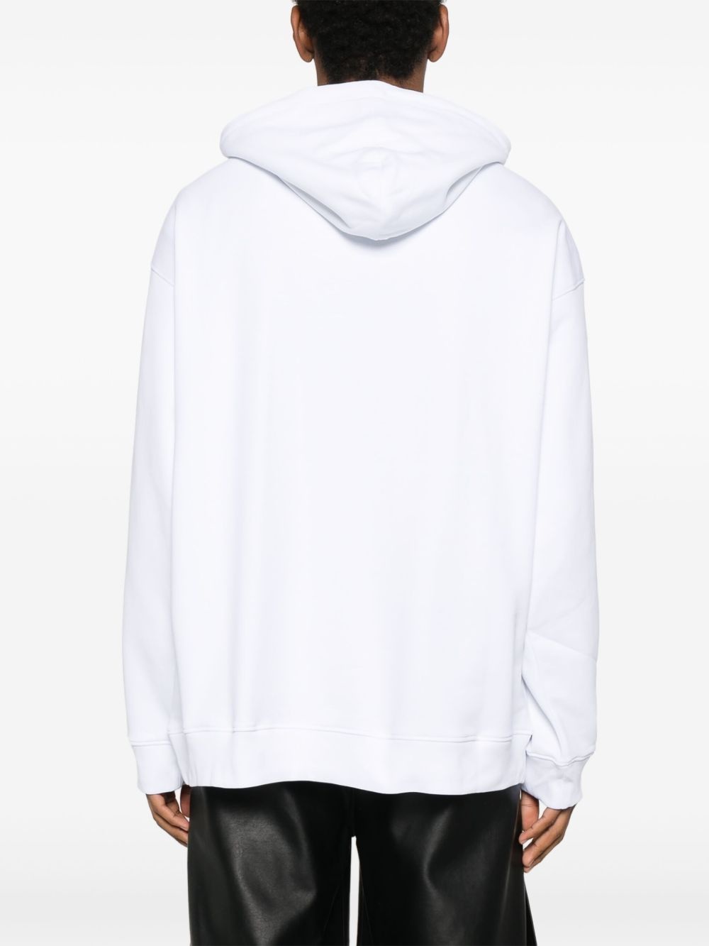 text-print hoodie - 4