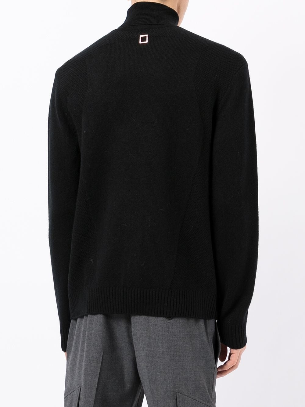 roll neck cashmere sweater - 4