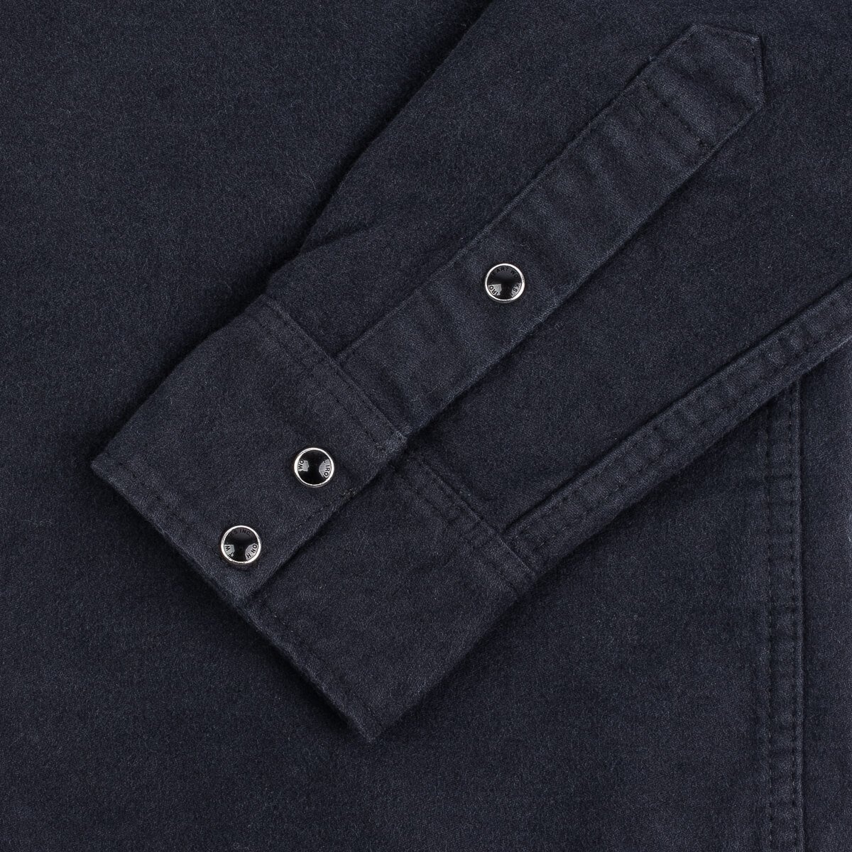 9oz Raised Whipcord Western Shirt - Black - 11